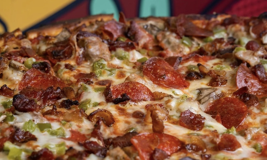 Image 2: Pizza Combo or Food & Drink Credit – Dine, Sip, and Savor