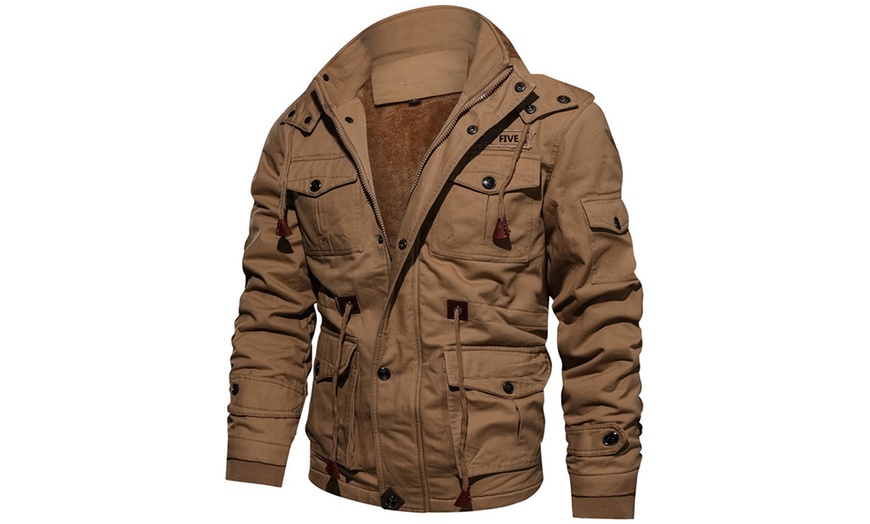 Image 4: Men's Winter Military Jacket