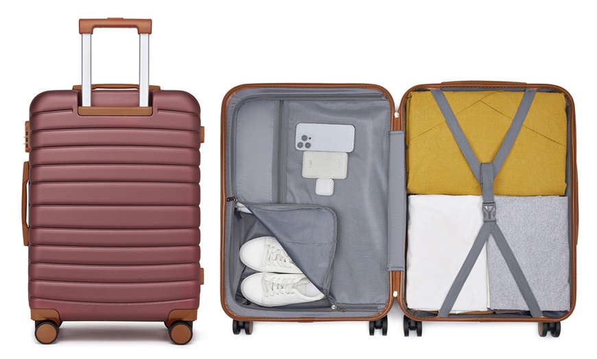 Image 5: Valigia o set di 3 valigie rigide Premium Kono