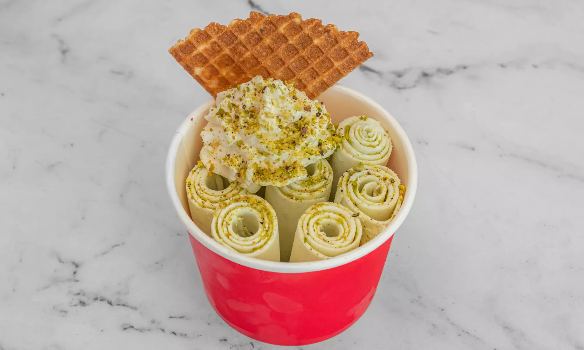 Rolled Ice Cream Cups for 1 or 2 People / Personalized Ice Cream for 4