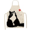 Image 2: Schürze mit Katzen-Motiv