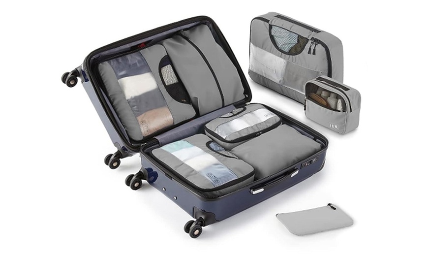 Image 8: 8-Piece Suitcase Compression Packing Cubes