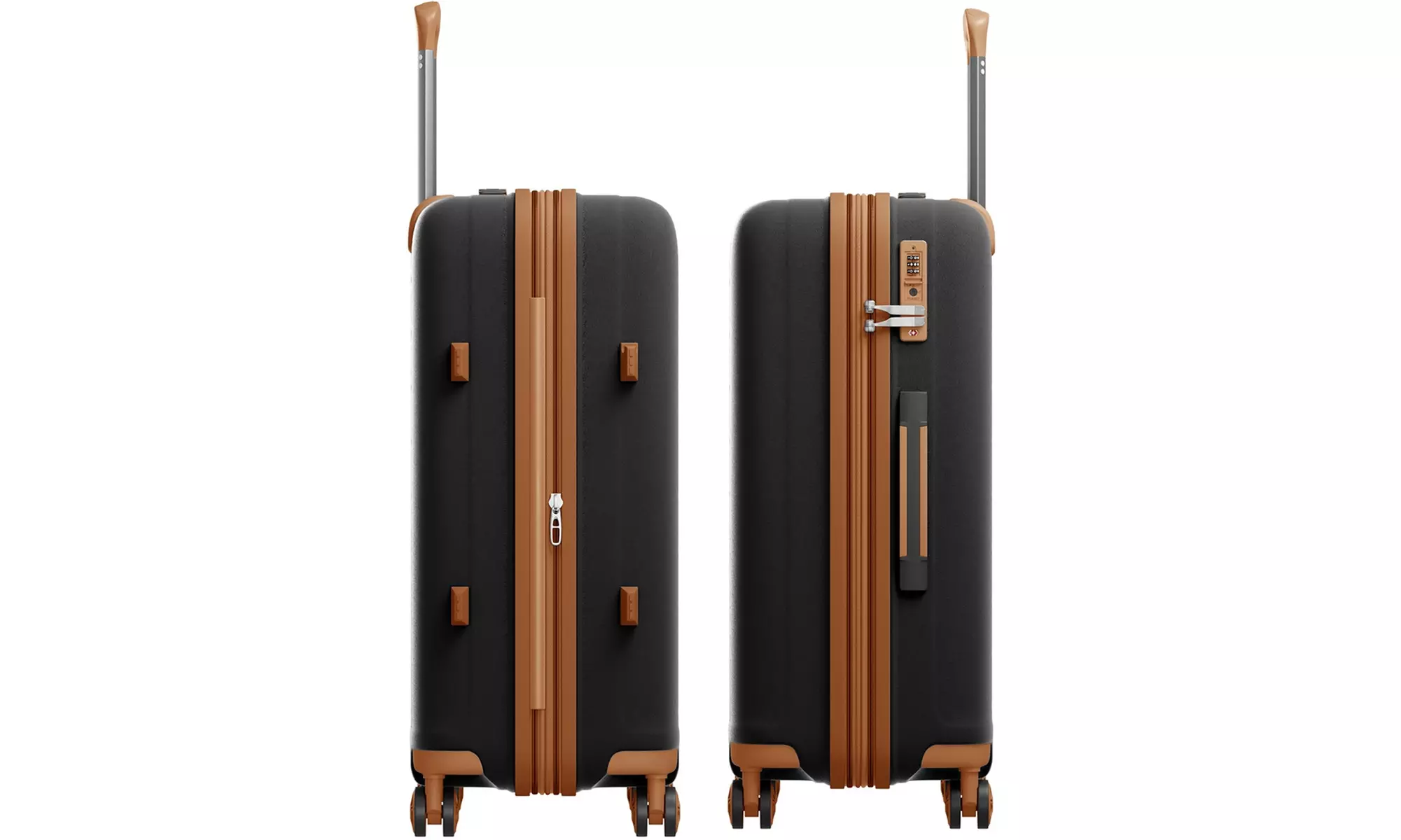 1 / 3x KONO Hartschalen-Reisekoffer mit TSA-Schloss