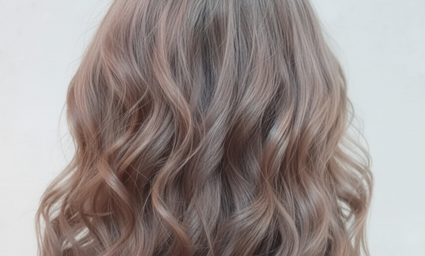 Image 2: Hair Cut & Wash w/ Optional Blow Dry, Color for Up to 14 Inches & More