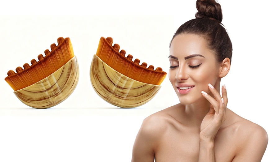 Image 1: Pair of Lymphatic Contour Face Brushes