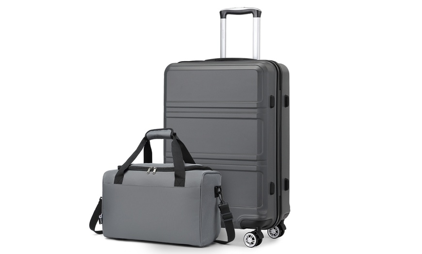 Image 3: KONO 20 Inch ABS Cabin Suitcase and Travel Bag Hand Luggage