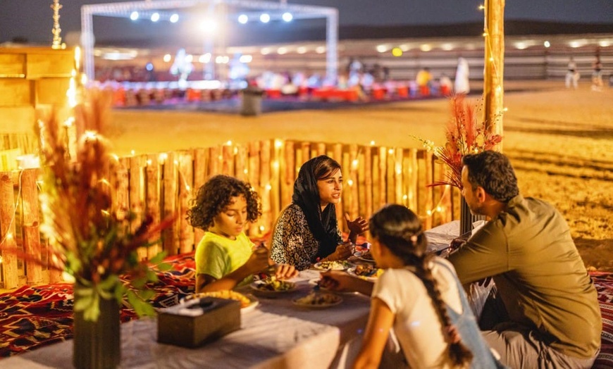 Image 8: Dive into Adventure: VIP Seating, 45-Min Dune Bashing & Falcon Photo