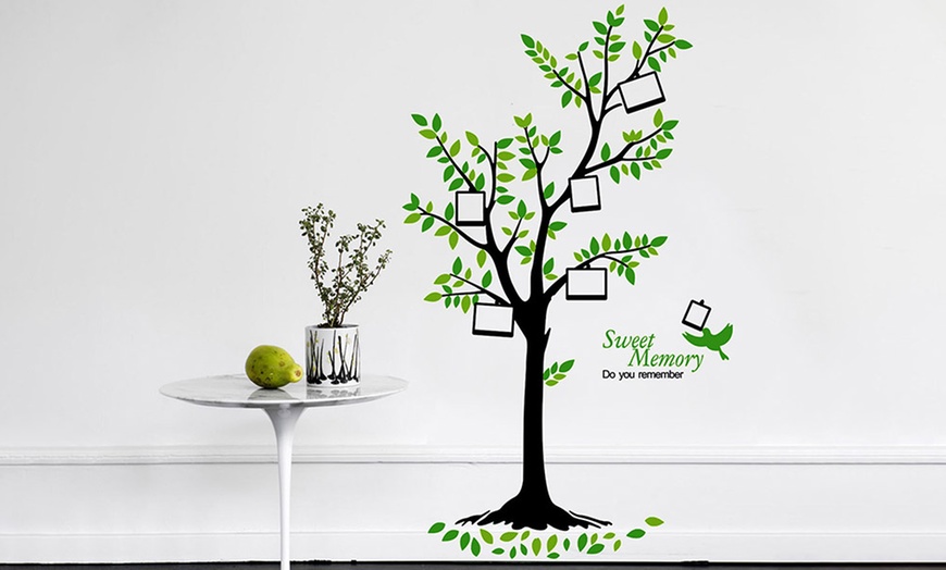 Image 2: Tree Photo Frame Wall Art