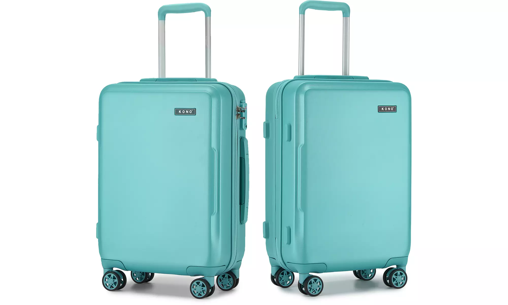 1 o 3 maletas de viaje rígidas con ruedas silenciosas