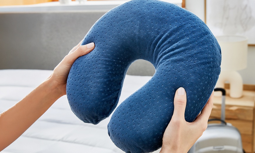 Image 1: PIKOLIN - Cuscino da viaggio per collo, supporto cervicale ergonomico
