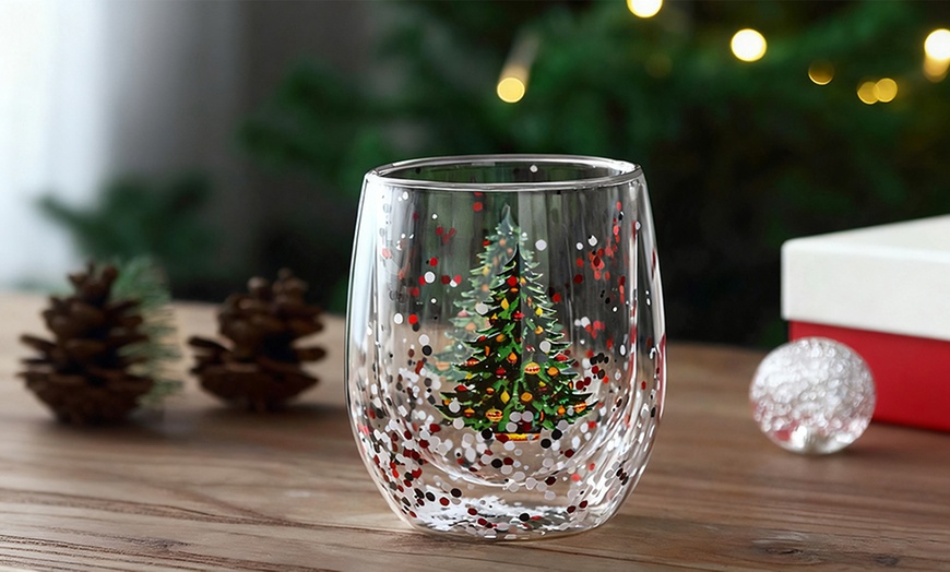 Image 3: Christmas Tree Glass Cups