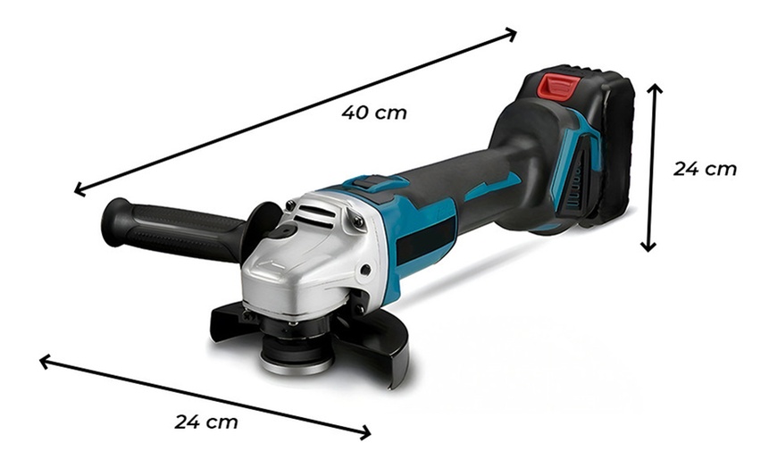 Image 4: Wiederaufladbarer Winkelschleifer mit 2 Akkus