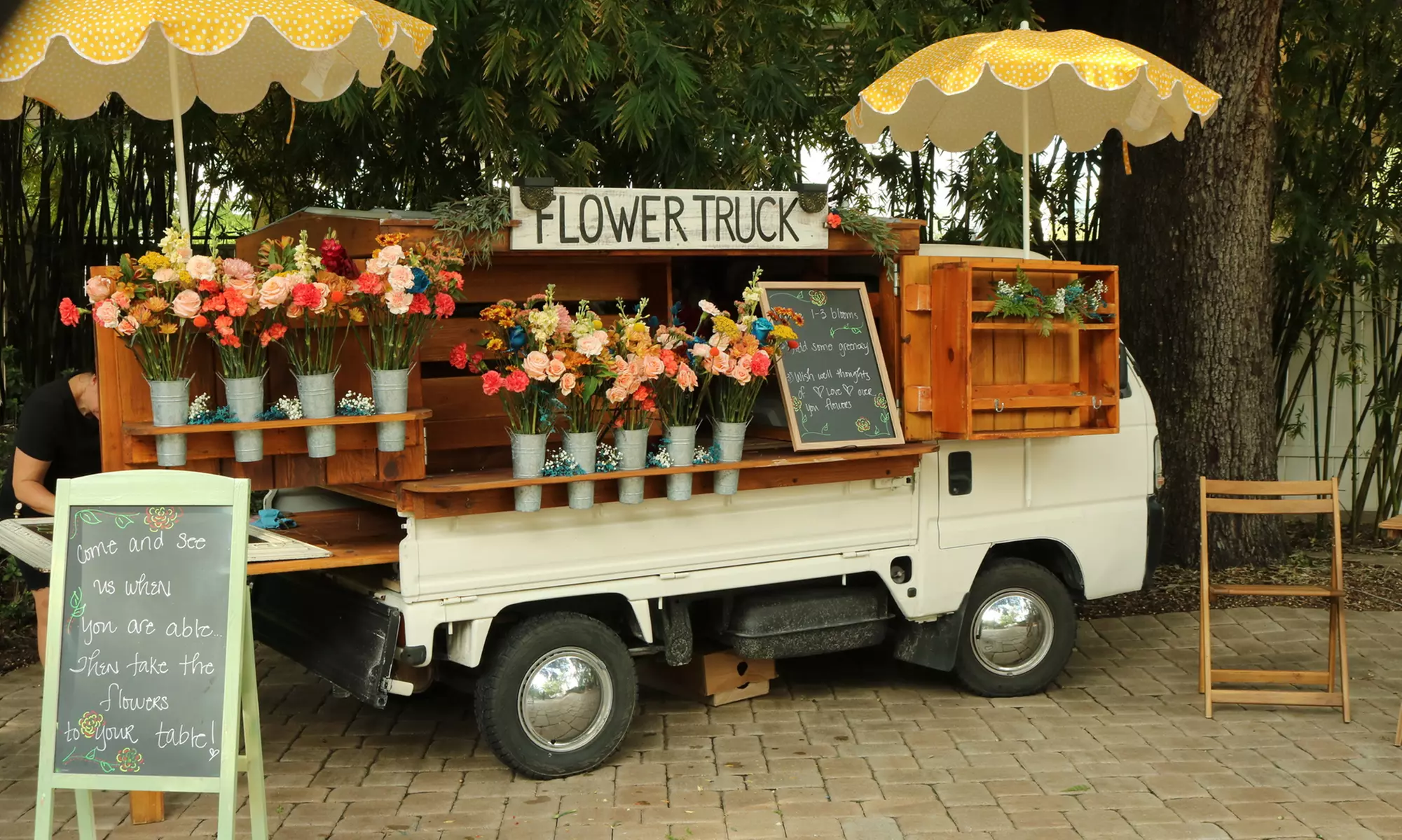 Mobile Bouquet Bar for Celebration or Large Events