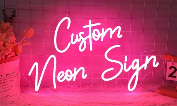 Jouw tekst, jouw kleur, jouw vibe: gepersonaliseerde neon-verlichting