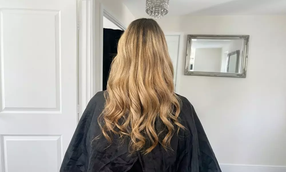 Full Head Balayage w/ Cut and Blow Dry or Moisture Treatment and More