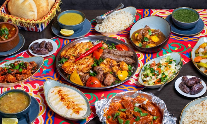 Ägyptisches 3-Gänge-Menü für 2 oder 4 Personen