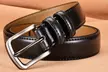 Men's Genuine Leather Belt Black Brown Size 32''-40'' 1.3'' Wide Jeans Belts - Second Medium