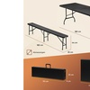 Image 3: Ensemble de 2 bancs et d'1 table de pique-nique Veska