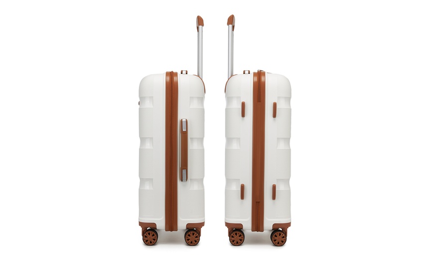 Image 6: Kono 6-Piece PP Hardshell TSA Lock Suitcase Set
