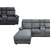 Image 2: DS Living Sorento 3 Seater Leather Corner Reclining Sofa