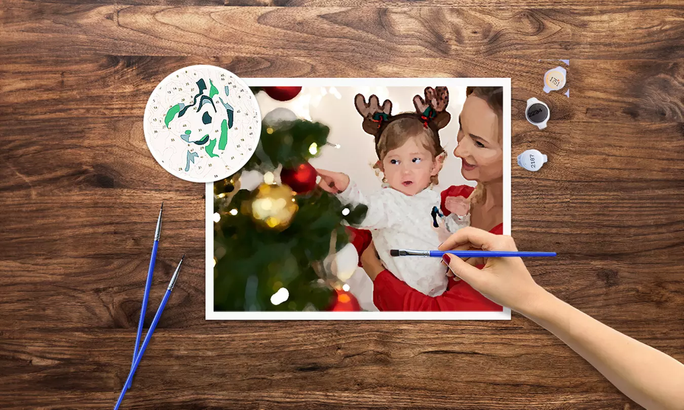 Malen nach Zahlen – eigenes Bild