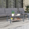 Image 1: Outsunny Six-Piece Rattan-Effect Outdoor Furniture Set