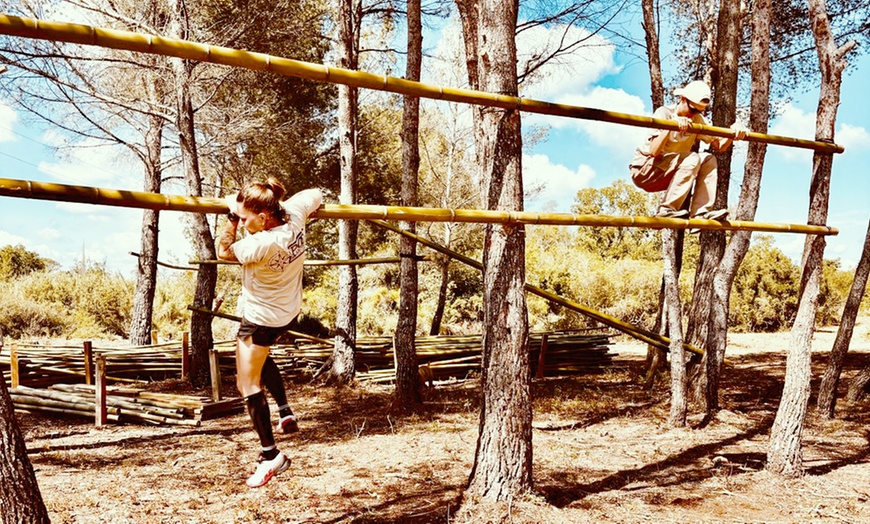 Image 1: Accès de 2h ou demi-journée au Parcours d'obstacles de la Crau Le POC