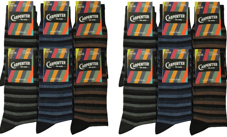 Image 10: Carpenter 6er- oder 12-Pack kurze oder lange Herren-Socken