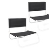 Image 2: Set de 2 sillas de playa plegables con tejido transpirable