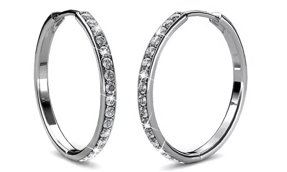 Boucles d’oreilles chic en cristal