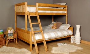 Triple Bunk Bed with Optional Mattress