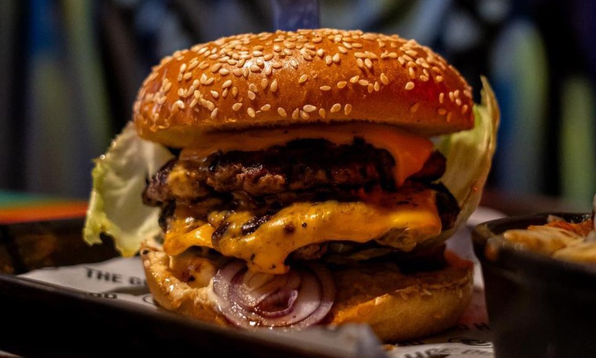 Image 2: Burger & Fries Combo for 1, 2, or 4 – Grab a Bite or Feast Together