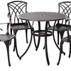 Image 6: Outsunny Outdoor Table and 4 Chair Set