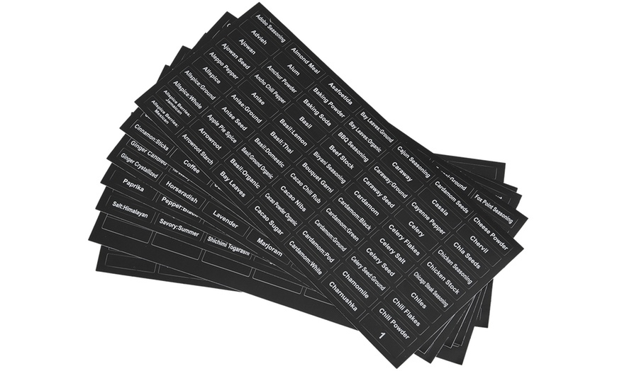 Image 5: Two-Tier Slide-Out Metal Spice Rack for Cabinet Organisation