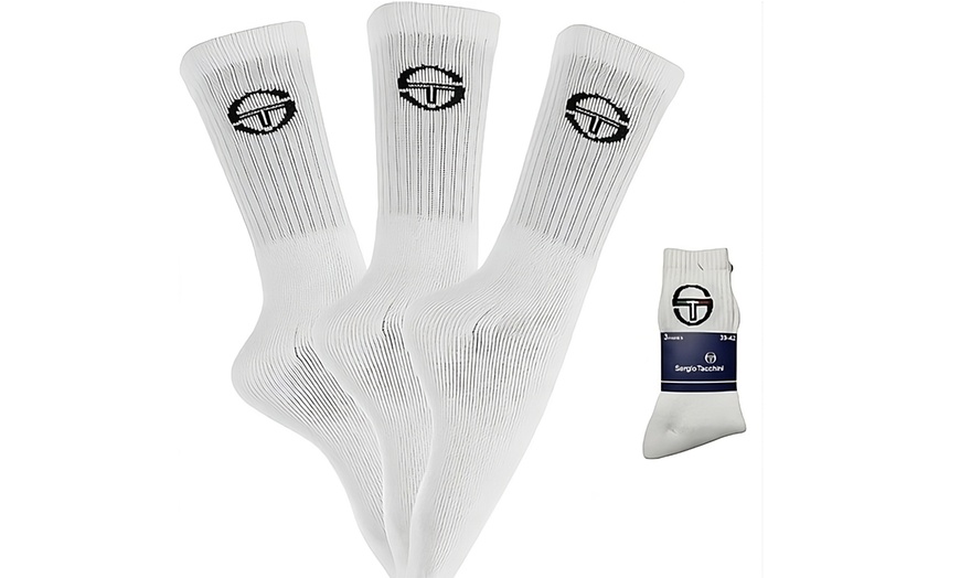 Image 2: Lot de 3 paires de chaussettes hautes Sergio Tacchini