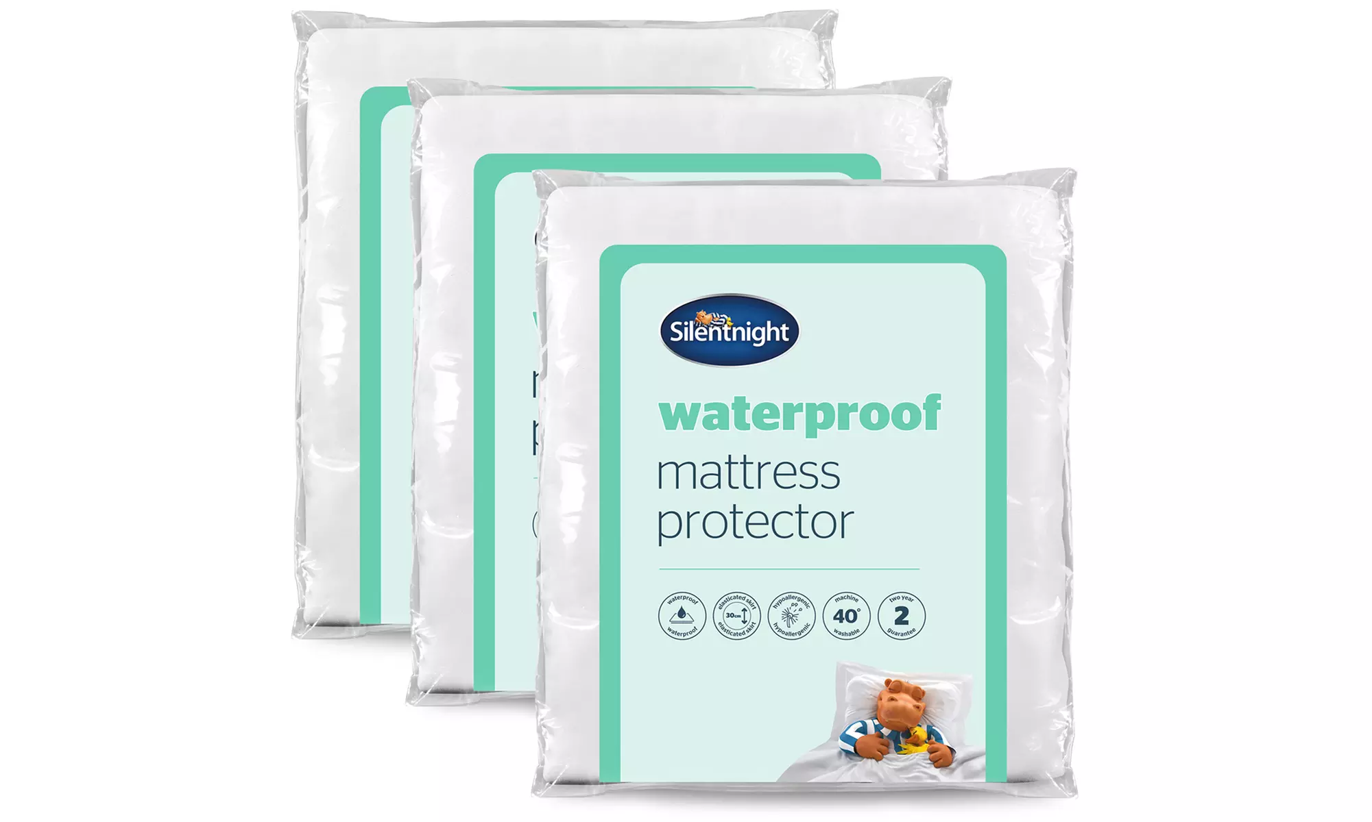 Silentnight Waterproof Mattress Protector - Multipack