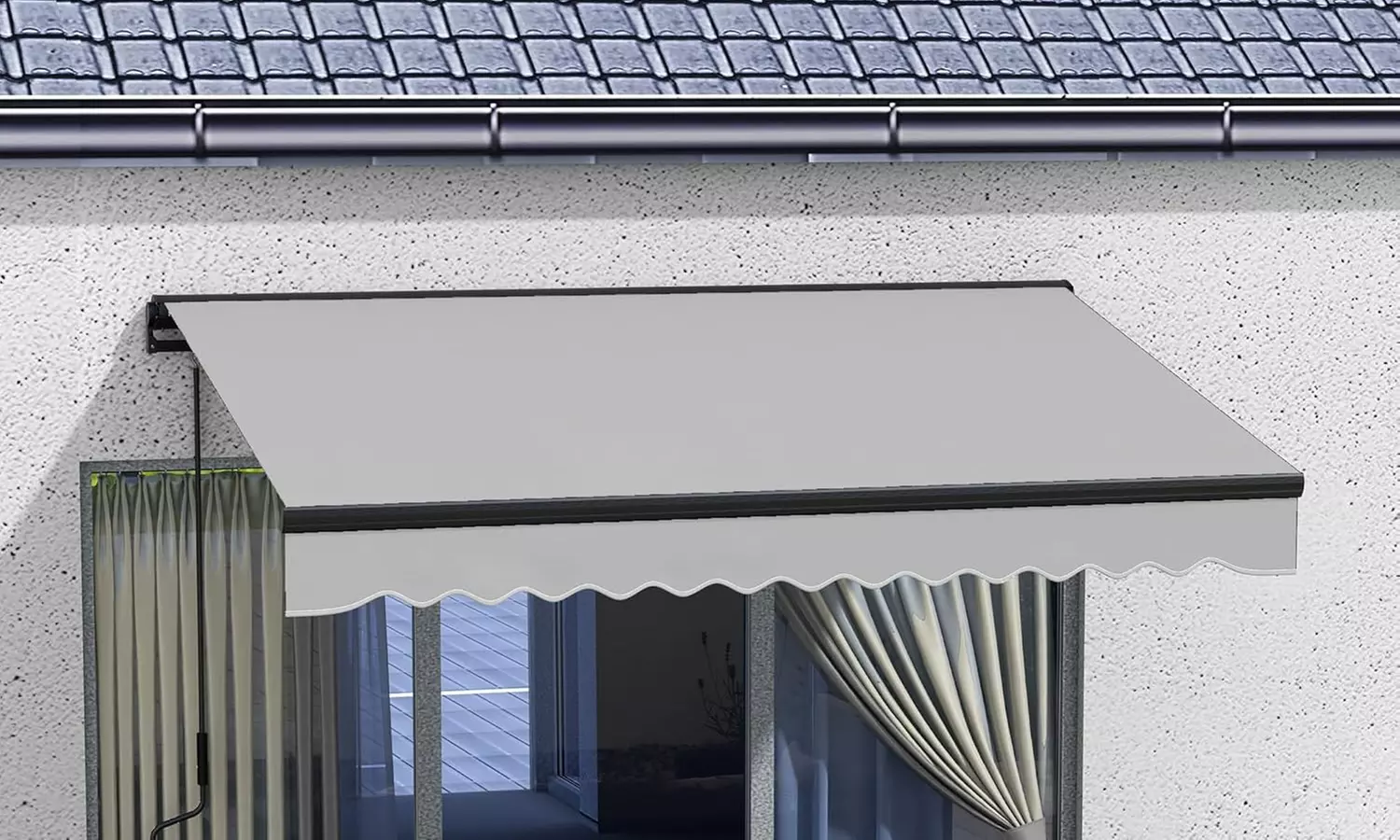 Outsunny 3 x 2m Electric Awning with Remote Controller - Primary Image