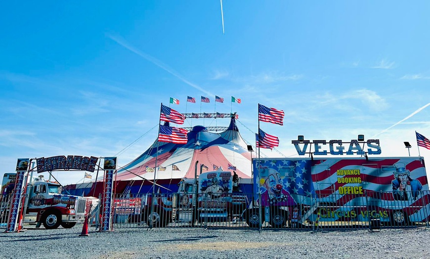 Image 1: One Grandstand Ticket to Circus Vegas American Circus - Cork City