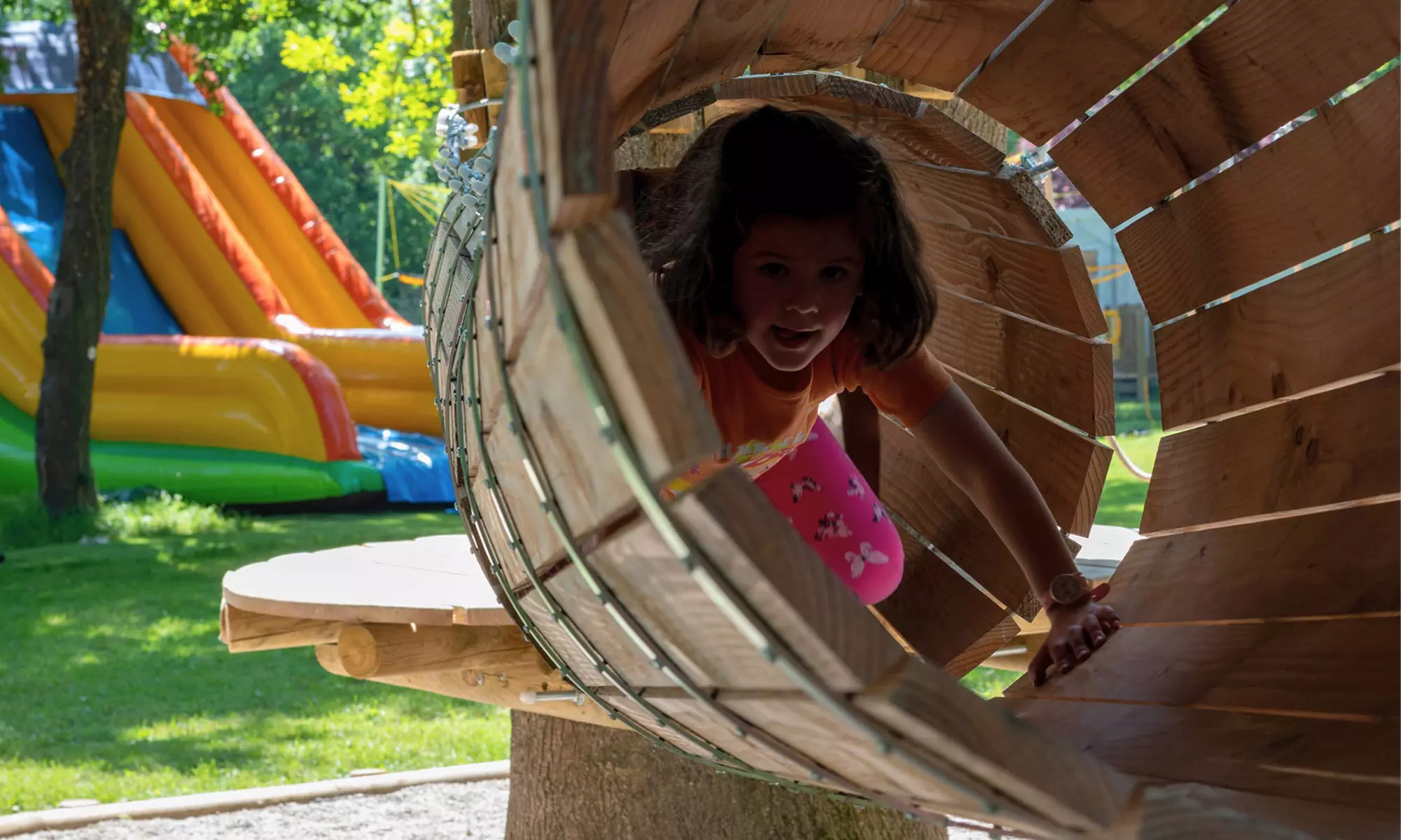 Entrée parc enfants avec accro-filet Loupisco Aventure au Loupisco Park près de Lyon (jusqu'à 48% de remise)