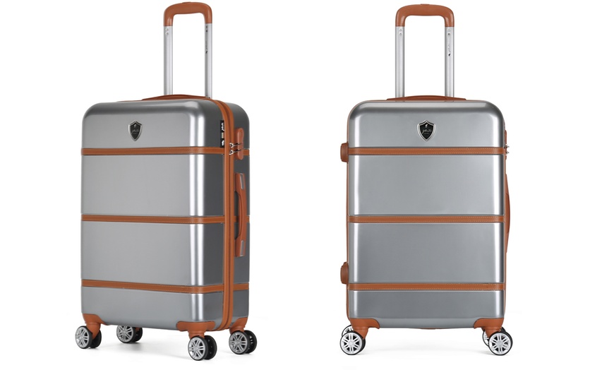 Image 10: Four Trolley Suitcases Set