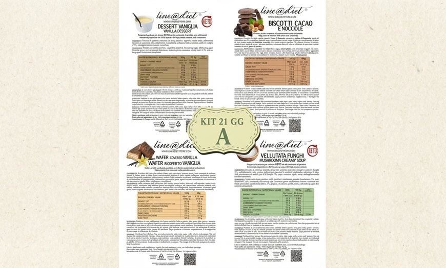 Image 2: Coffret "Keto Line" 21 jours avec guide nutritionnel Lineadiet