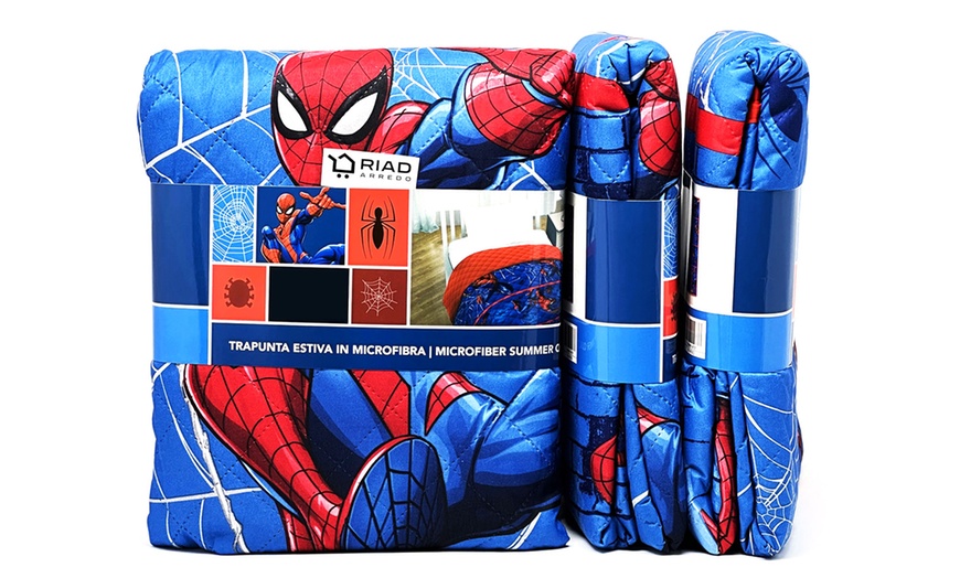 Image 3: Trapuntino singolo Disney Marvel