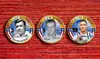 RUTH , MARIS , JUDGE Yankee HR Greats NY State Quarters 24K Gold Clad 3-Coin Set