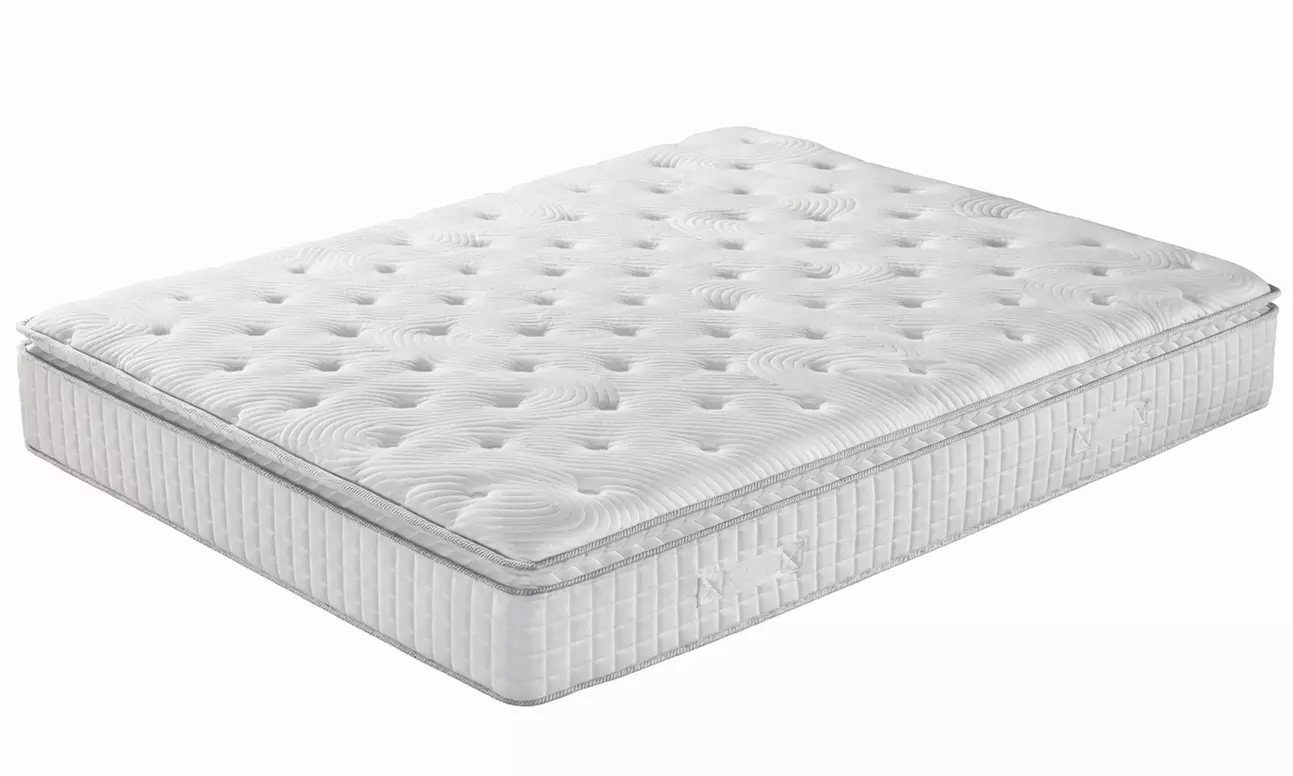 Perle-Matratze: Memory-Schaum, Taschenfedern und Latex, 27 cm