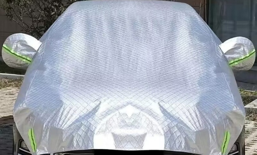 Image 8: All Weather Half Car Cover 