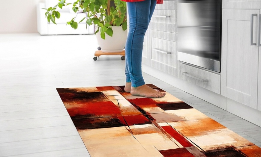 Image 11: Tapis de course coloré, résistant aux taches et antidérapant