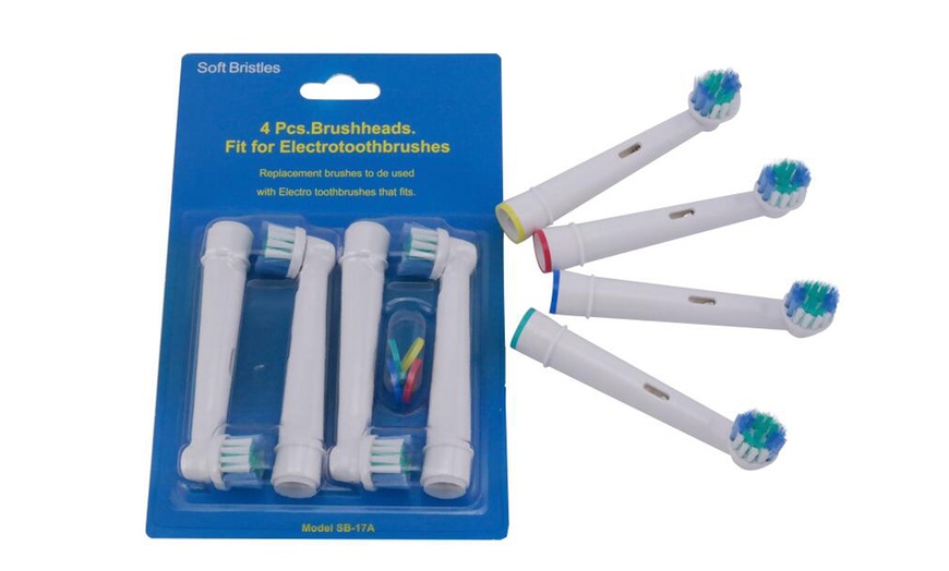 Image 3: Toothbrush Heads Compatible with Oral B