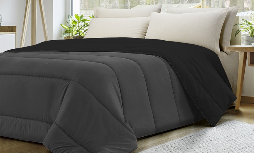 Image 7: Couette d'hiver 350 gr/m2 en microfibre douce made in Italy 