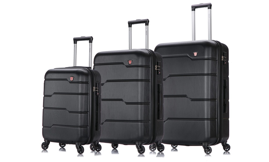 Hardside Lightweight Spinner Luggage 24 28 Or 3 Piece Set Groupon