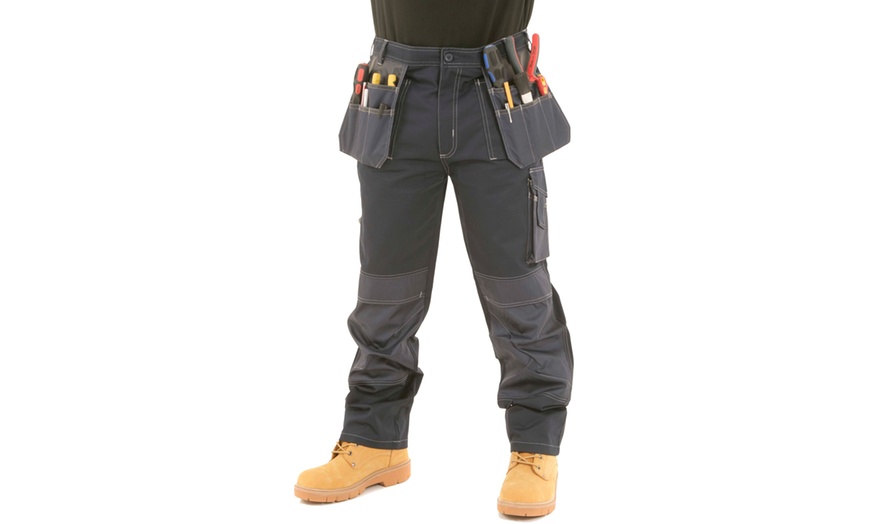 Image 3: Site King Work Trousers